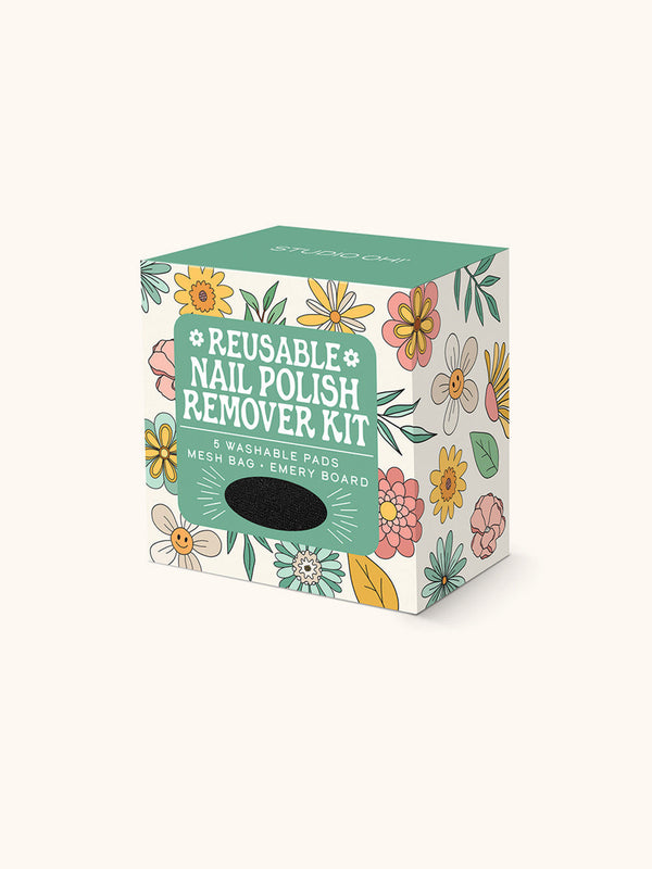 Studio Oh Beamin' Blooms Reusable Nail Polish Remover Kit