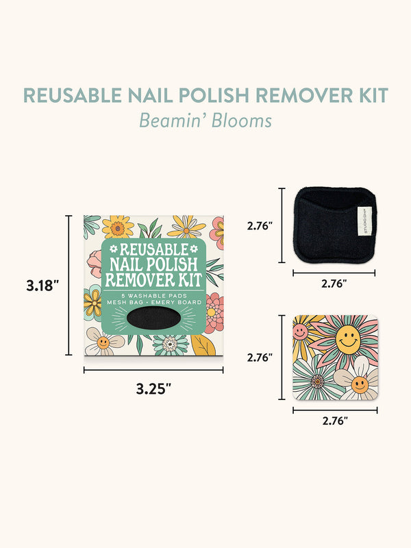 Studio Oh Beamin' Blooms Reusable Nail Polish Remover Kit