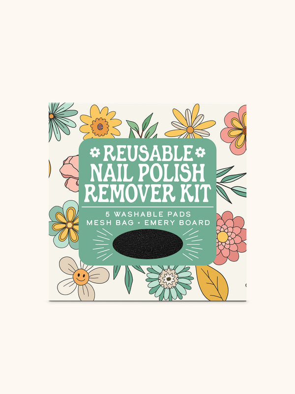 studio oh Beamin' Blooms Reusable Nail Polish Remover Kit