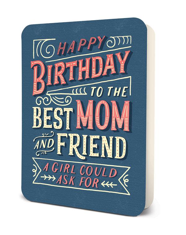 studio oh Best Mom and Friend BD Deluxe Greeting Card