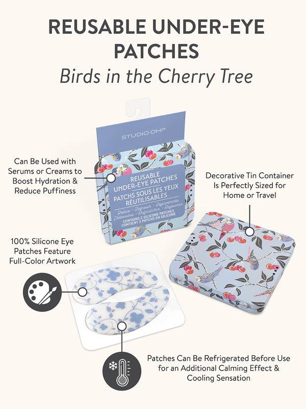 Studio Oh Birds In The Cherry Tree Reusable Under-Eye Patches