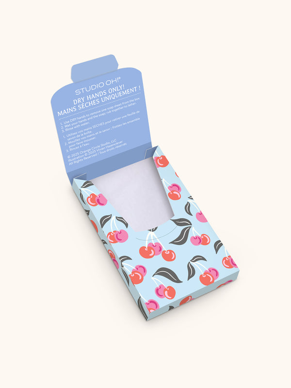 Studio Oh Birds In The Cherry Tree Single-Use Soap Sheets