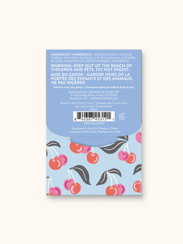 Studio Oh Birds In The Cherry Tree Single-Use Soap Sheets