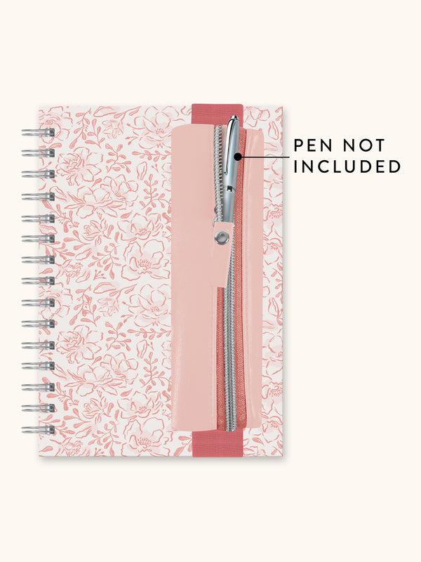 Studio Oh Blushing Blooms Oliver Notebook With Pen Pocket