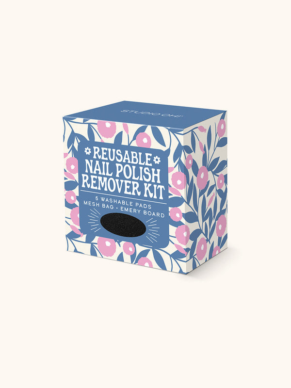 Studio Oh Blushing Dahlias Reusable Nail Polish Remover Kit