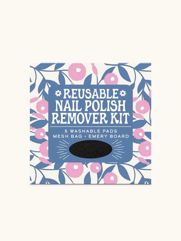 studio oh Blushing Dahlias Reusable Nail Polish Remover Kit