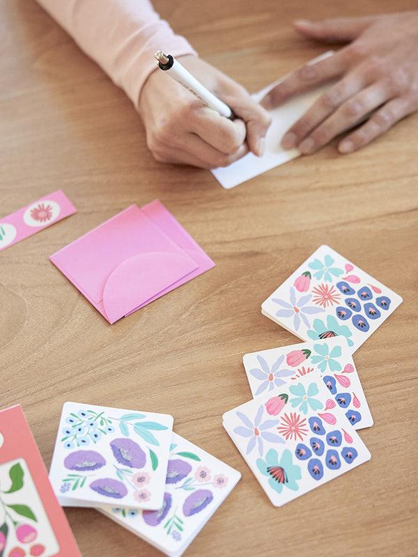 Studio Oh Botanical Bliss Mini Notecard Set With Stickers
