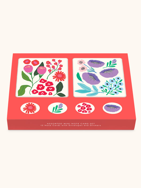 studio oh Botanical Bliss Mini Notecard Set with Stickers