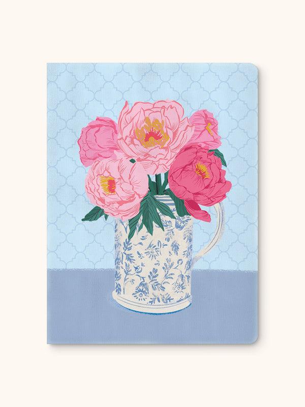 studio oh Bouquet on Blue Medium Deconstructed Journal