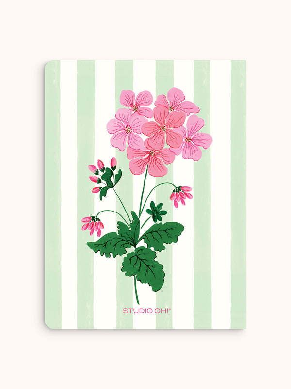 Studio Oh Cabana Blooms Medium Coptic-Bound Journal