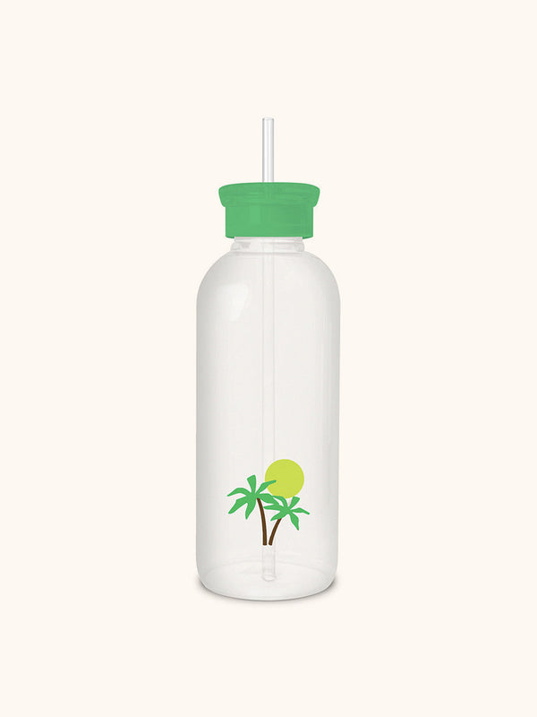 Studio Oh Care Way Less Glass Water Bottle With Straw