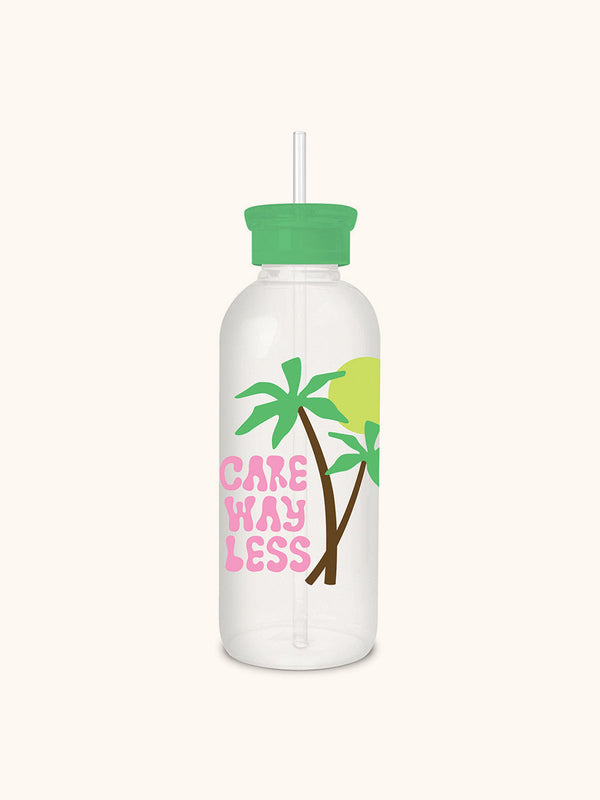 studio oh Care Way Less Glass Water Bottle with Straw