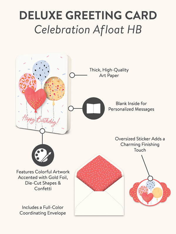 Studio Oh Celebration Afloat HB Deluxe Greeting Cards