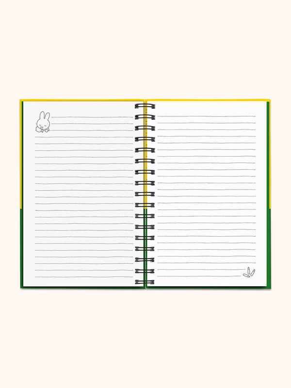 Studio Oh Classic Miffy Medium Spiral Notebook With Chenille Patch