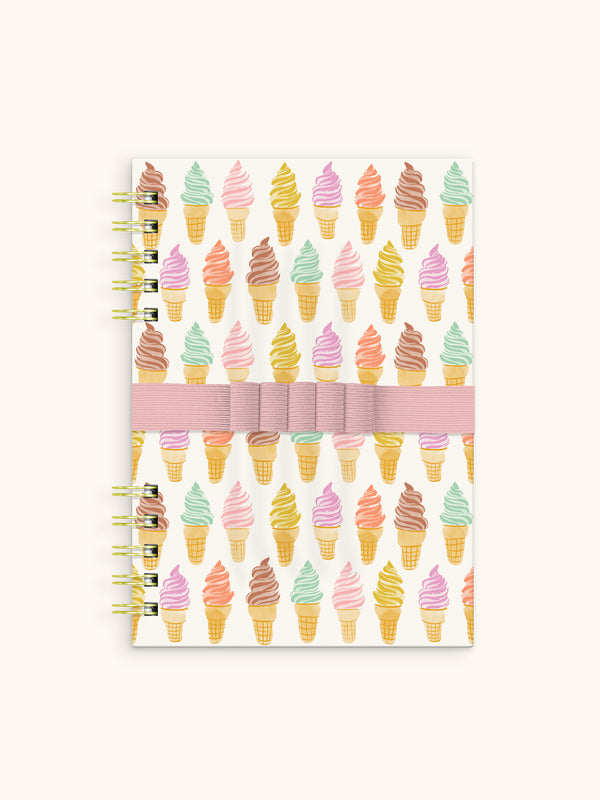 Studio Oh Cool & Creamy Harper Split-Spiral Notebook & Pen Set