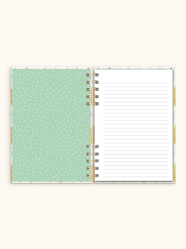 Studio Oh Cool & Creamy Harper Split-Spiral Notebook & Pen Set