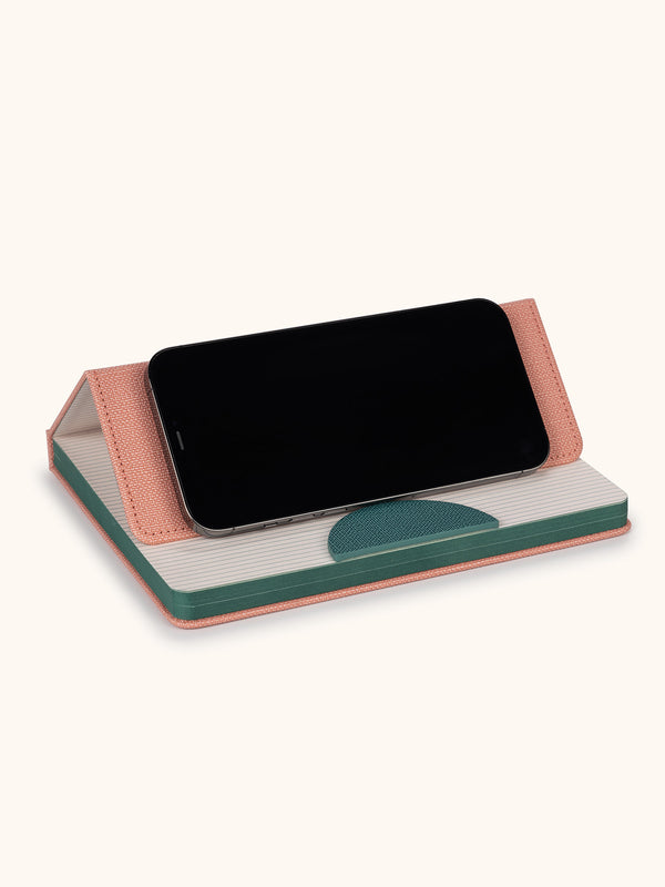Studio Oh Coral Pink Dalton Cell Phone Stand Notebook