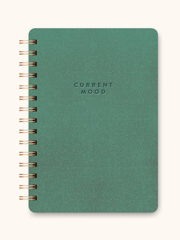 studio oh Current Mood (Hunter Green) Agatha Notebook