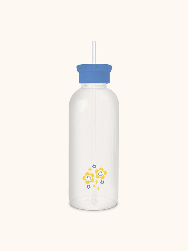 Studio Oh Don't Let It Ruin Your Day Glass Water Bottle With Straw