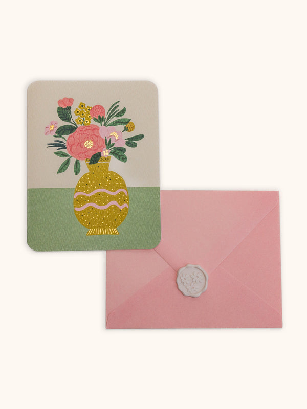 Studio Oh Dreaming Of Flowers Note Card Set With Wax Seals