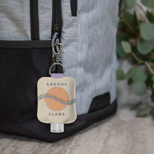 Studio Oh Energy Flows Hand-Sanitizer Holder With Travel Bottle