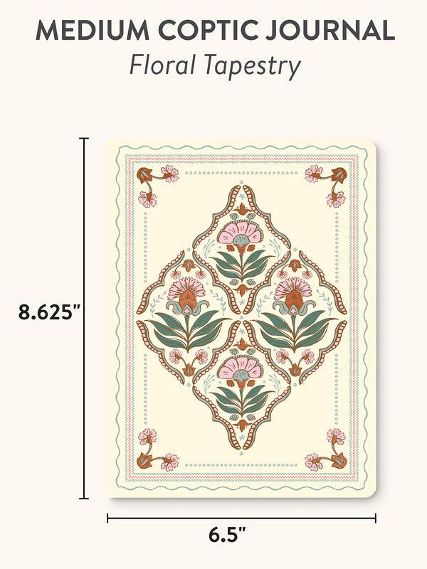 Studio Oh Floral Tapestry Medium Coptic-Bound Journal