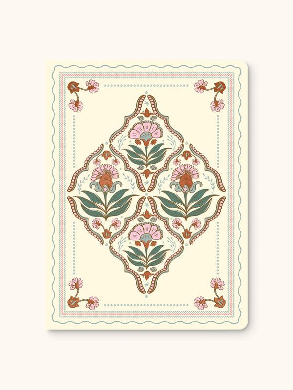 studio oh Floral Tapestry Medium Coptic-Bound Journal