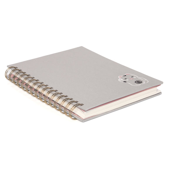 Studio Oh Good Juju Embroidered Tabbed Spiral Notebook