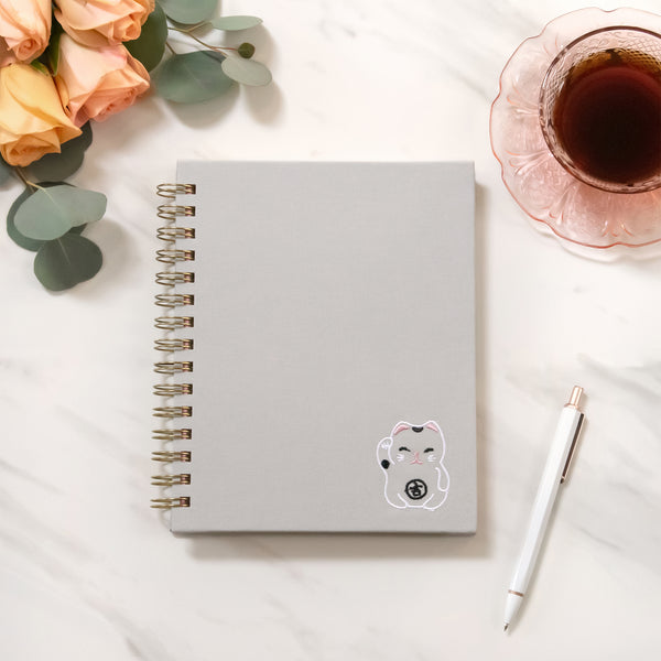 Studio Oh Good Juju Embroidered Tabbed Spiral Notebook