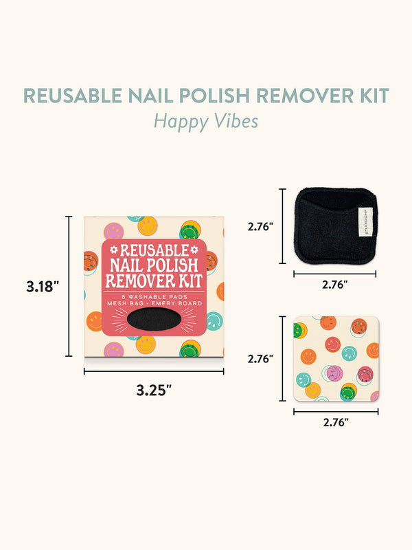 Studio Oh Happy Vibes Reusable Nail Polish Remover Kit