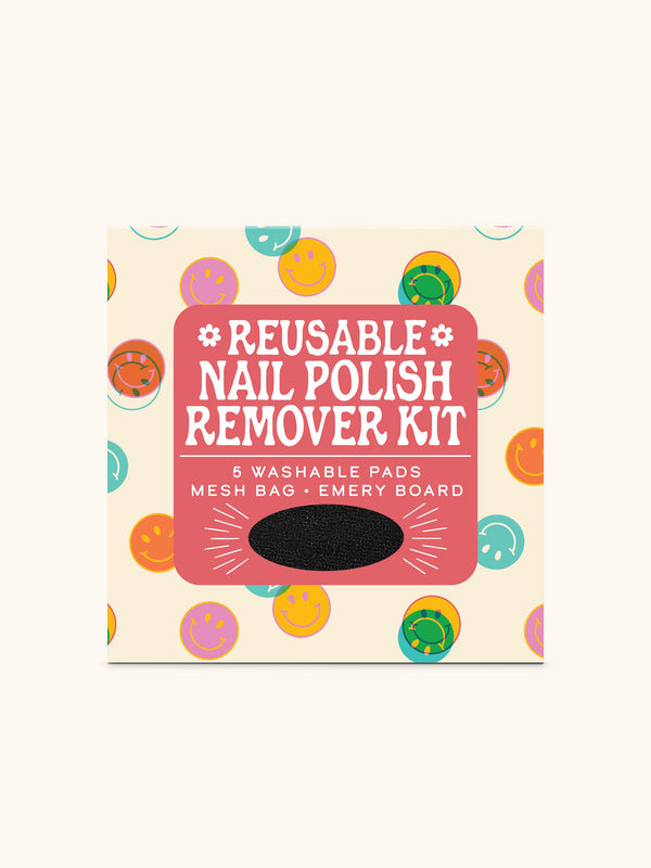 studio oh Happy Vibes Reusable Nail Polish Remover Kit