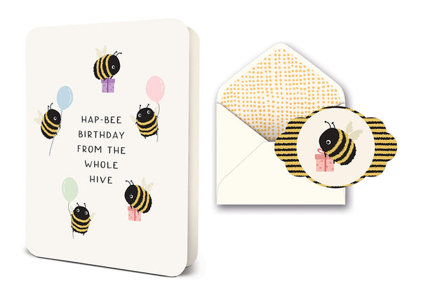 studio oh HB from the Whole Hive Deluxe Greeting Card