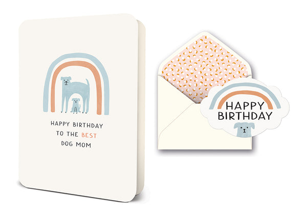 studio oh HB to the Best Dog Mom Deluxe Greeting Card