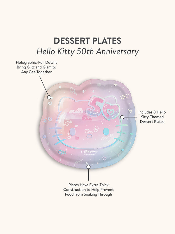 Studio Oh Hello Kitty 50th Anniversary Dessert Plates