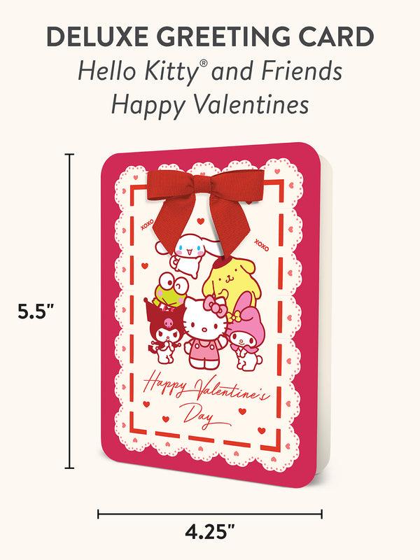Studio Oh Hello Kitty And Friends Happy Valentine's Deluxe Greeting Card