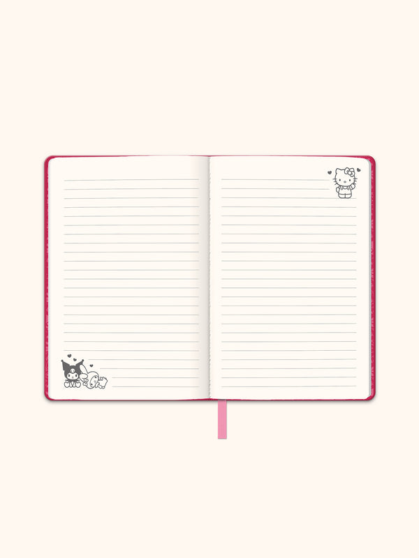Studio Oh Hello Kitty And Friends Hearts And Flowers Casebound Notebook