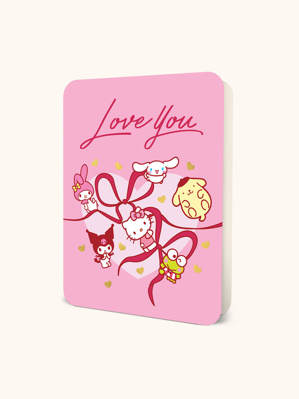studio oh Hello Kitty and Friends Love You Deluxe Greeting Card