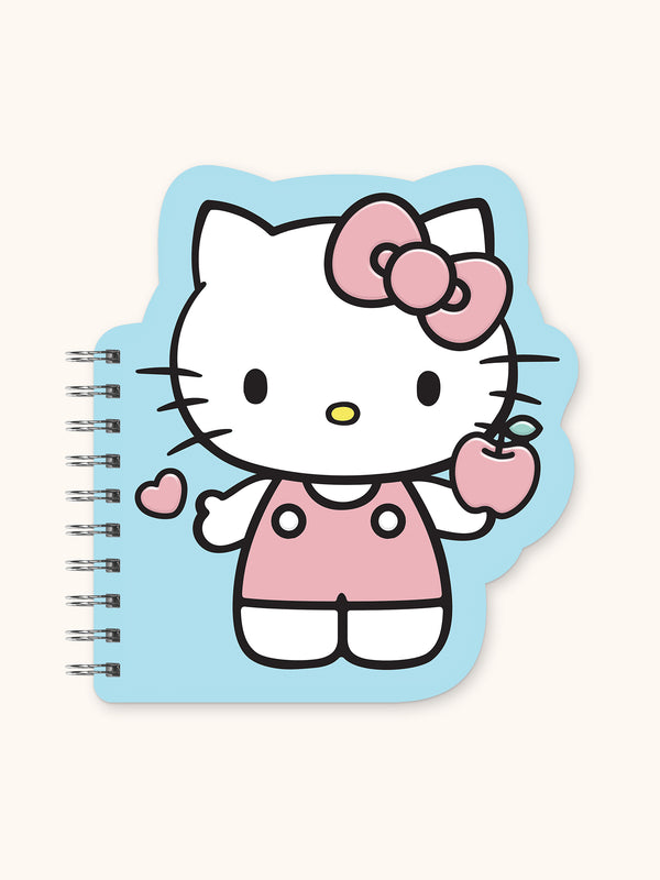 studio oh Hello Kitty Classic Blue Die-Cut Notebook