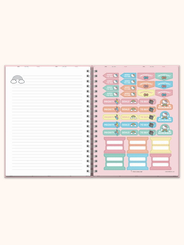 Studio Oh Hello Kitty Classic Pink Extra Large Spiral Notebook