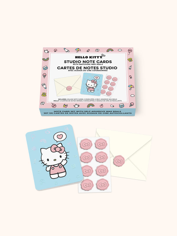 Studio Oh Hello Kitty Classic Pink Studio Note Cards With Wax Seals