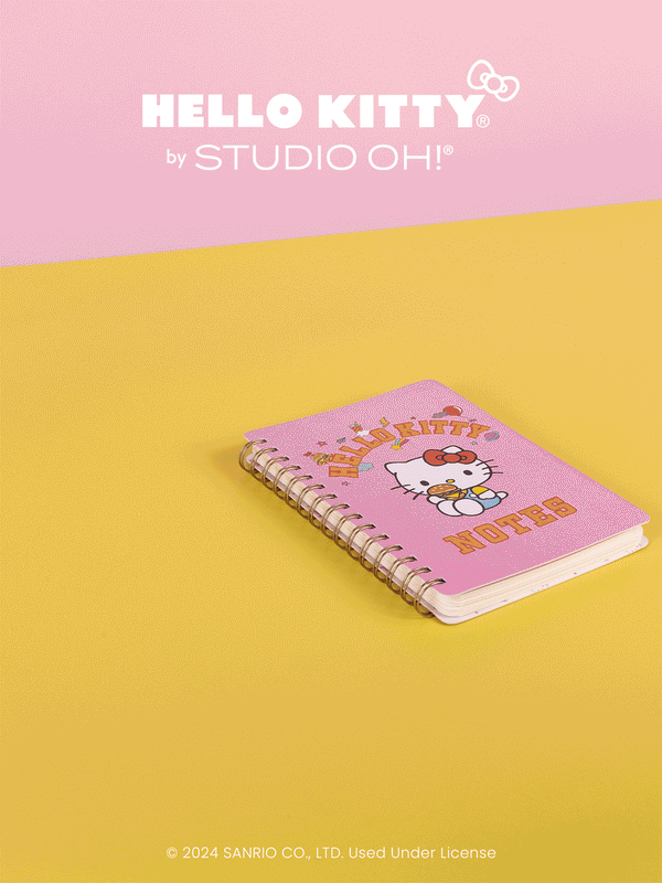 Studio Oh Hello Kitty College Letters Agatha Notebook