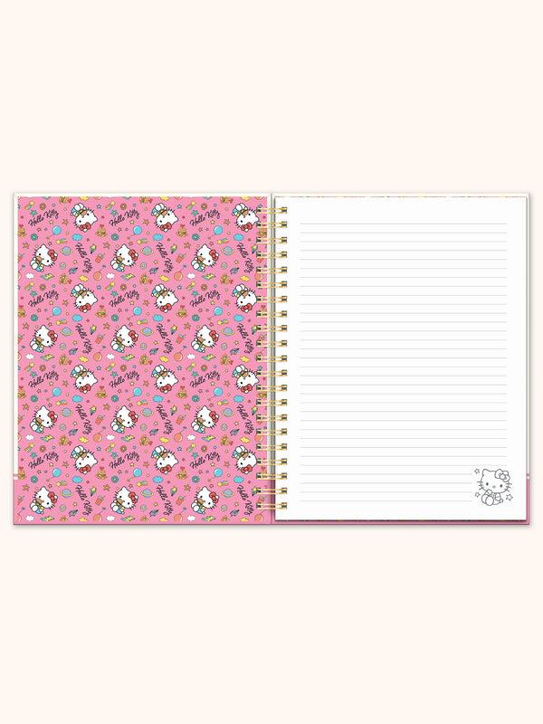 Studio Oh Hello Kitty College Letters Extra Large Spiral Notebook