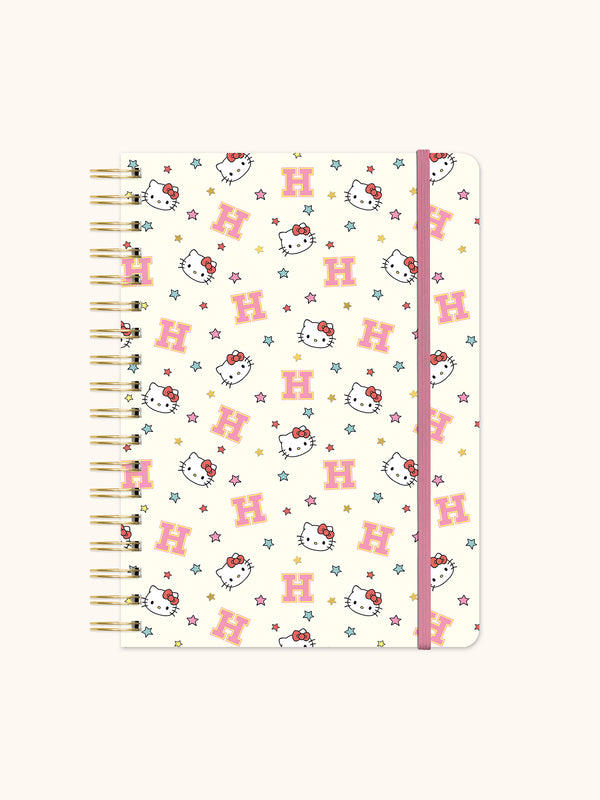 studio oh Hello Kitty College Letters Undated Tri-Tab Planner