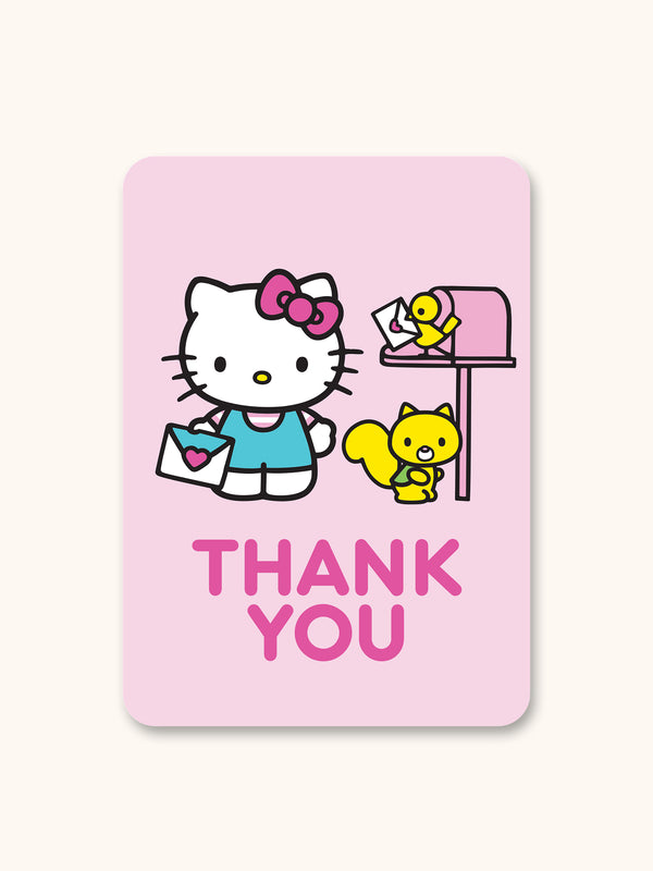 studio oh Hello Kitty Outdoor Fun Thank you Deluxe Greeting Card