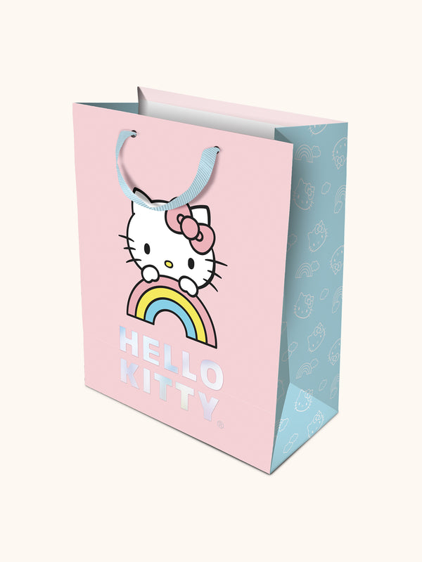 studio oh Hello Kitty Rainbow Skies Large Gift Bag Set