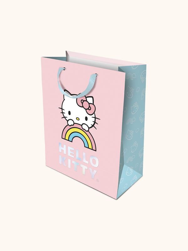 studio oh Hello Kitty Rainbow Skies Medium Gift Bag Set