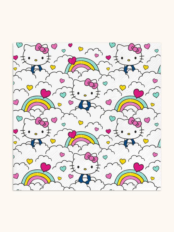 studio oh Hello Kitty Retro Rainbow Luncheon Napkins