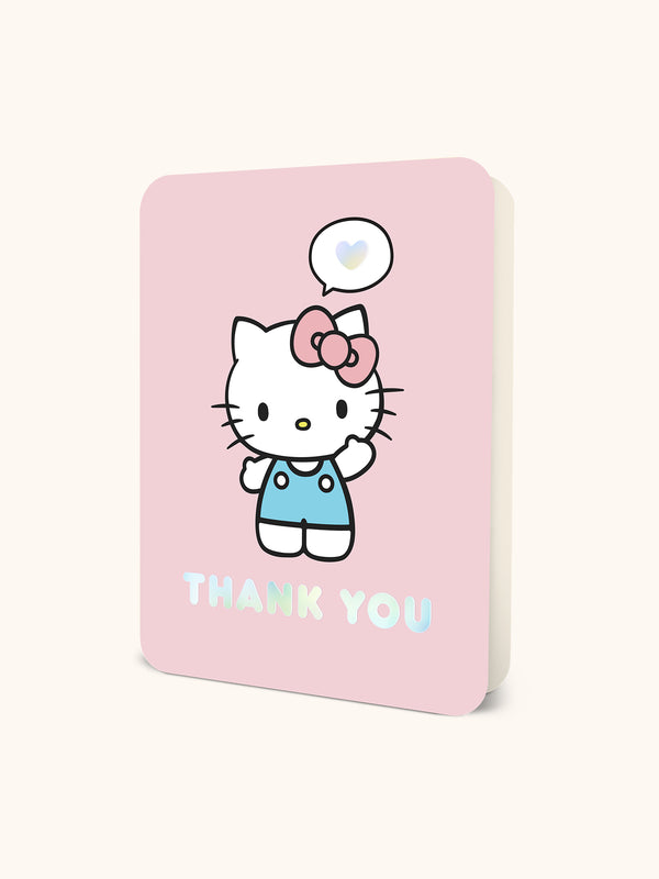 studio oh Hello Kitty Thank You Deluxe Greeting Card
