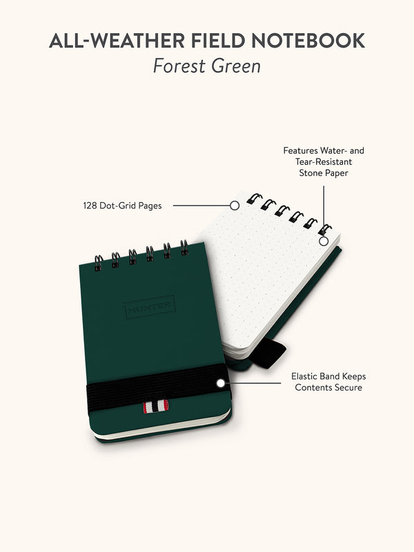 Studio Oh Hunter Forest Green All-Weather Field Book