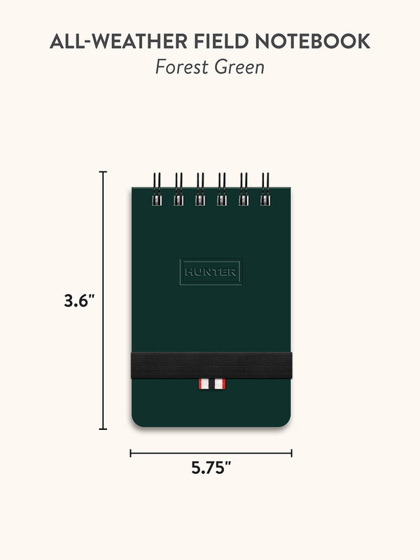 Studio Oh Hunter Forest Green All-Weather Field Book